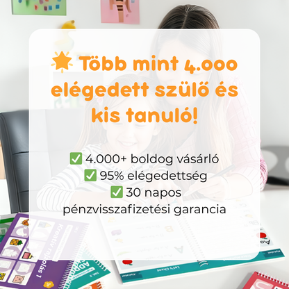 Babbli™ - Újrahasználható Írás- és Tanulókészlet Gyerekeknek