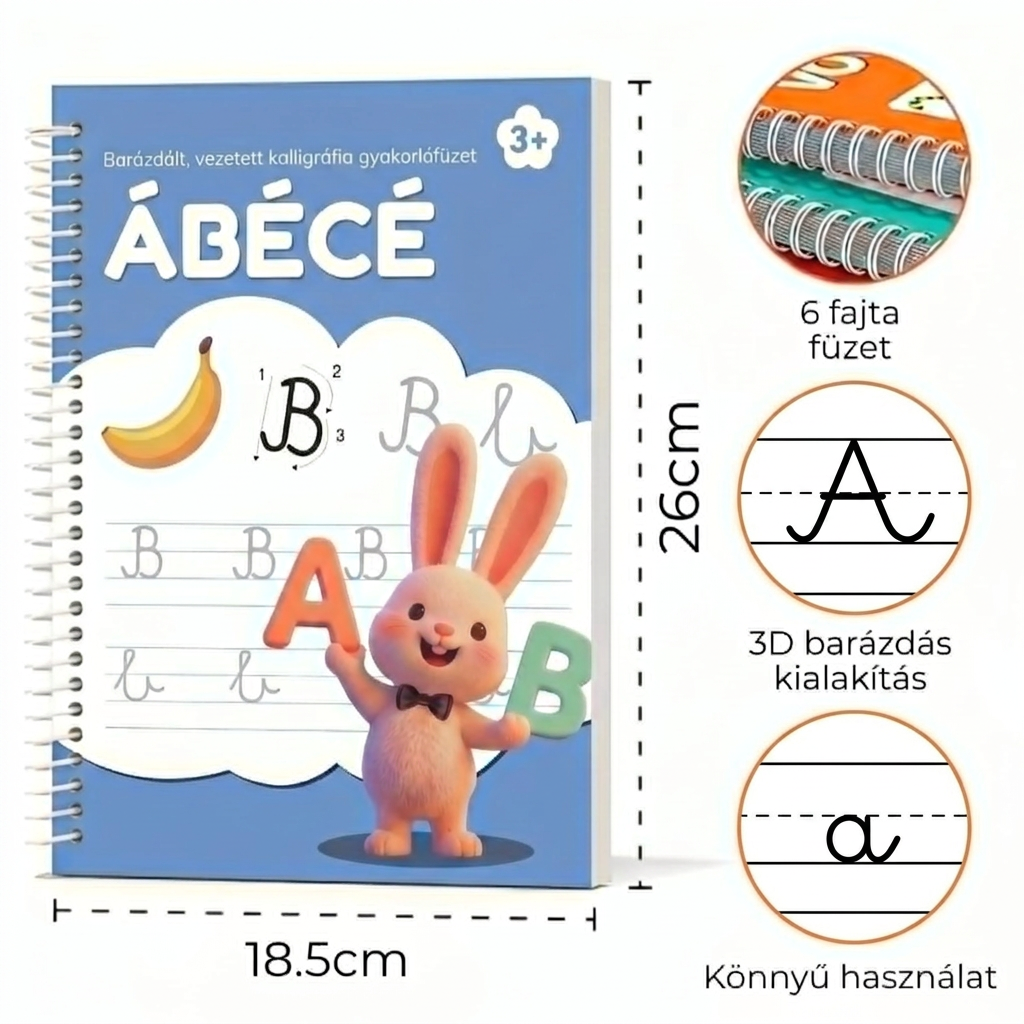 Babbli™ - Újrahasználható Írás- és Tanulókészlet Gyerekeknek